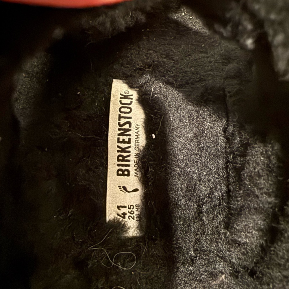 Birkenstock Arizona Shearling Fur Size 41 US 10W 8M - Picture 2 of 5